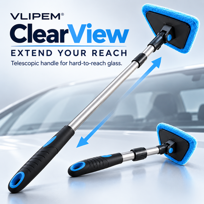 VLIPEM® ClearView Telescopic Interior Windshield Cleaning Tool