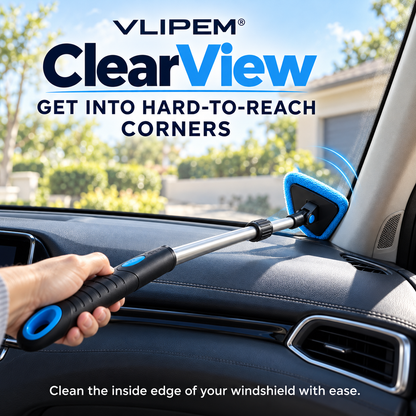 VLIPEM® ClearView Telescopic Interior Windshield Cleaning Tool