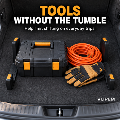VLIPEM® TrunkLock Adjustable Trunk Organizer for Bags & Tools