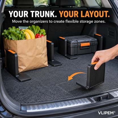 VLIPEM® TrunkLock Adjustable Trunk Organizer for Bags & Tools