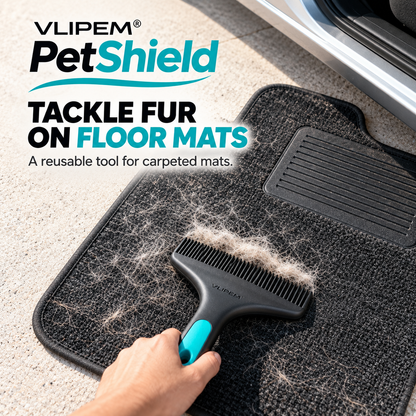 VLIPEM® PetShield Reusable Pet Hair Remover for Car Seats & Mats